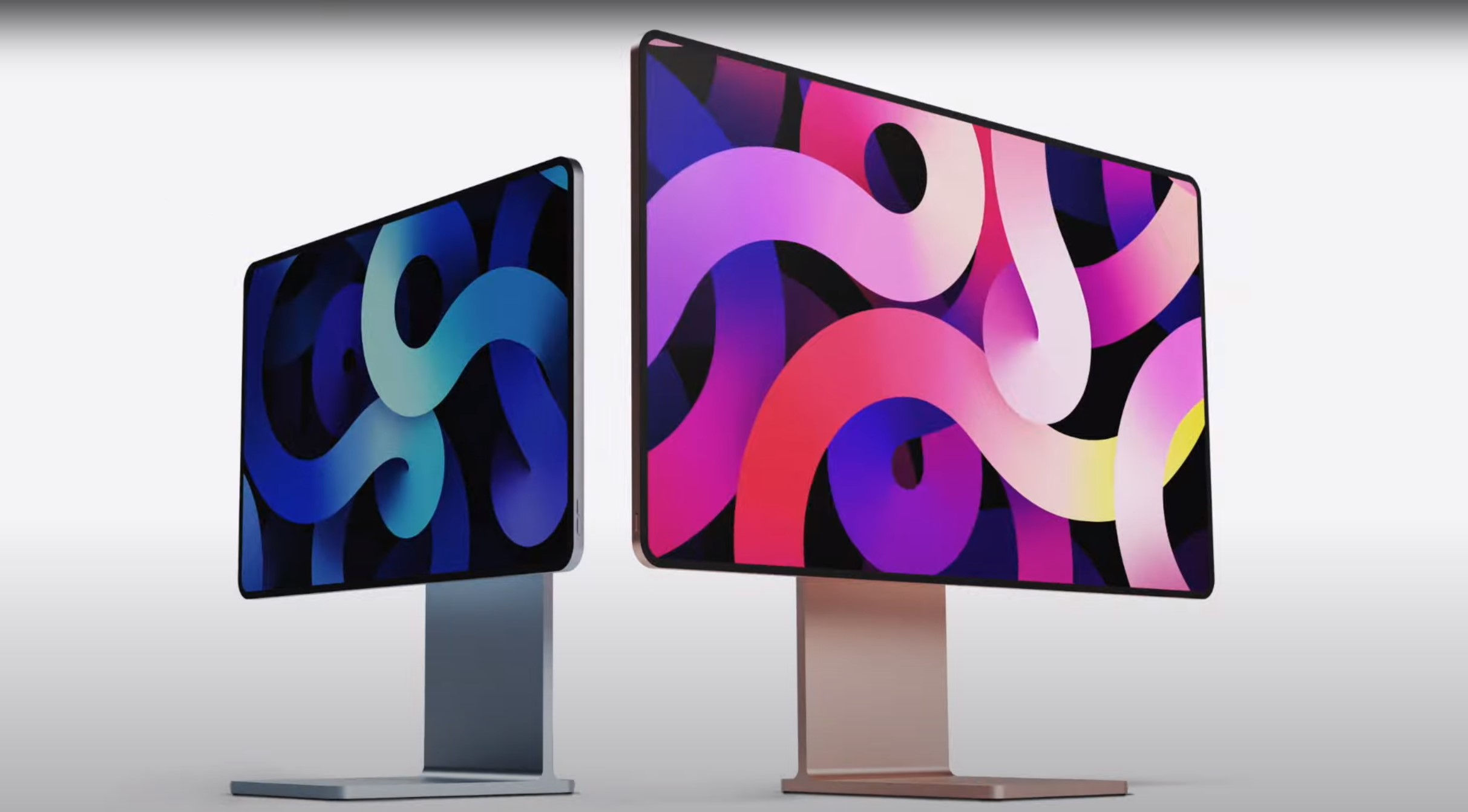 Wallpaper #b0CLL5MBJhL2WPbayb1A98 This Apple Silicon iMac Concept Features an iPad Like Display with Flat
