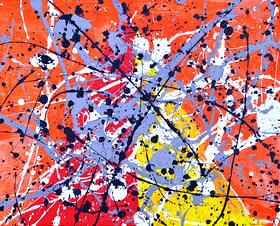 Wallpaper #F2e4DJMBSpphPi3-j-D530 Splatter Paintings Pollock Style