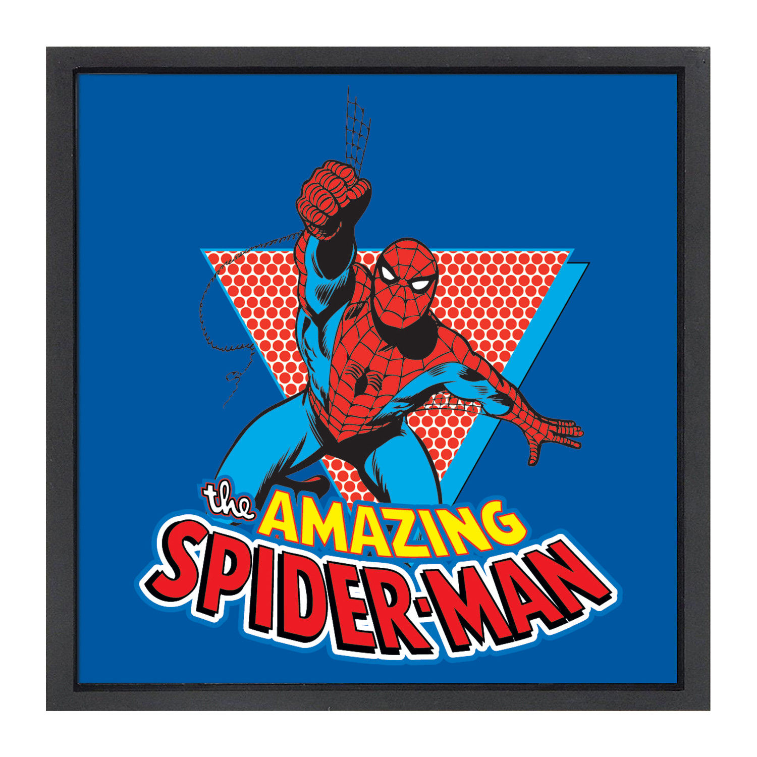 Wallpaper #EGiVFpMBSpphPi3-6QxI129 The Amazing Spider Man Framed Comic Book Wall Art 20w X 20h Globe