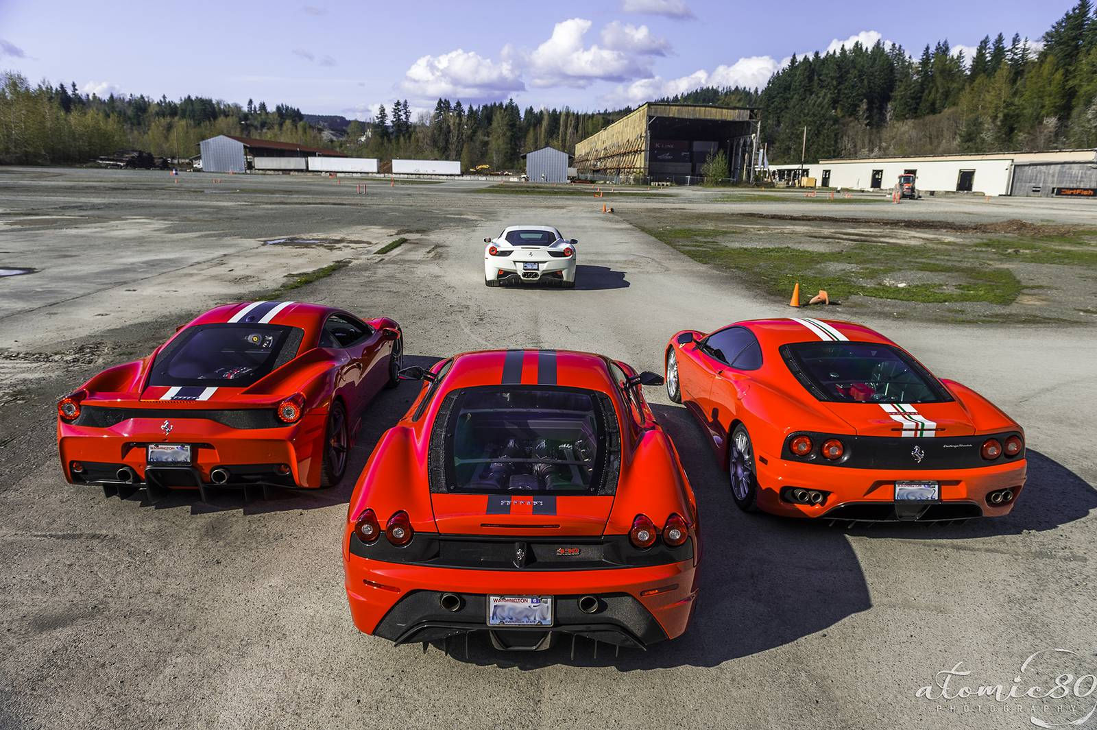 Wallpaper #_kUfkY4B7YBJg1BVQZ1k50 Ferrari 458 Speciale 430 Scuderia and 360 Challenge Stradale