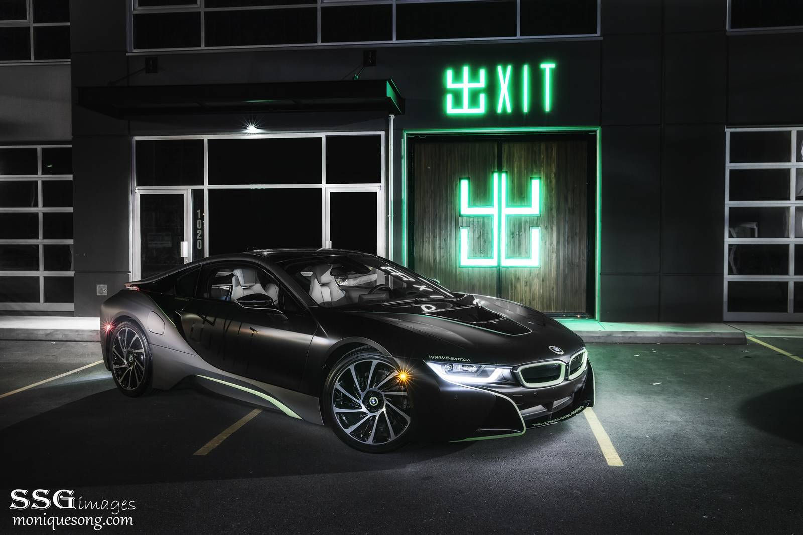 Wallpaper #Sxk9JY8BtGB6xQ78KYb638 Photo of the Day Wrapped BMW i8 Lurking in the Dark Gtspirit