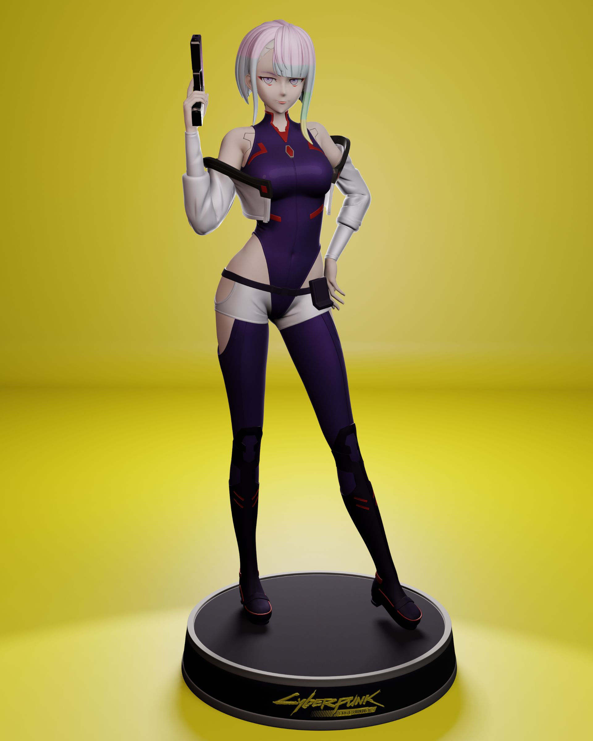 Wallpaper #yCymSZMB0E1QgA7wRfMq149 3D File Lucy Cyberpunk 3D Print Model to Downloadcults