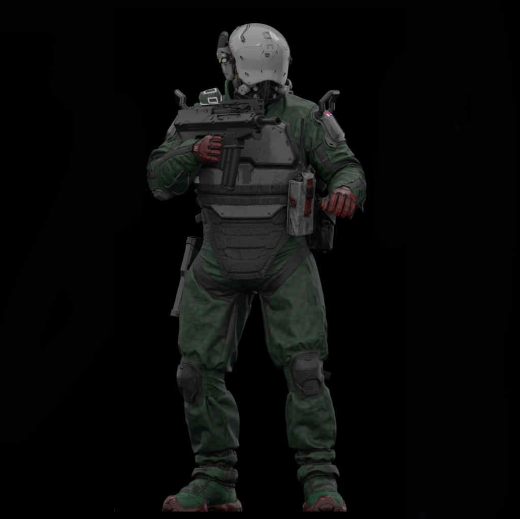 Wallpaper #8mgmJJMBSpphPi3-pjcV69 Stl File Cyberpunk Trauma Team Security Specialist 2 3D Printer