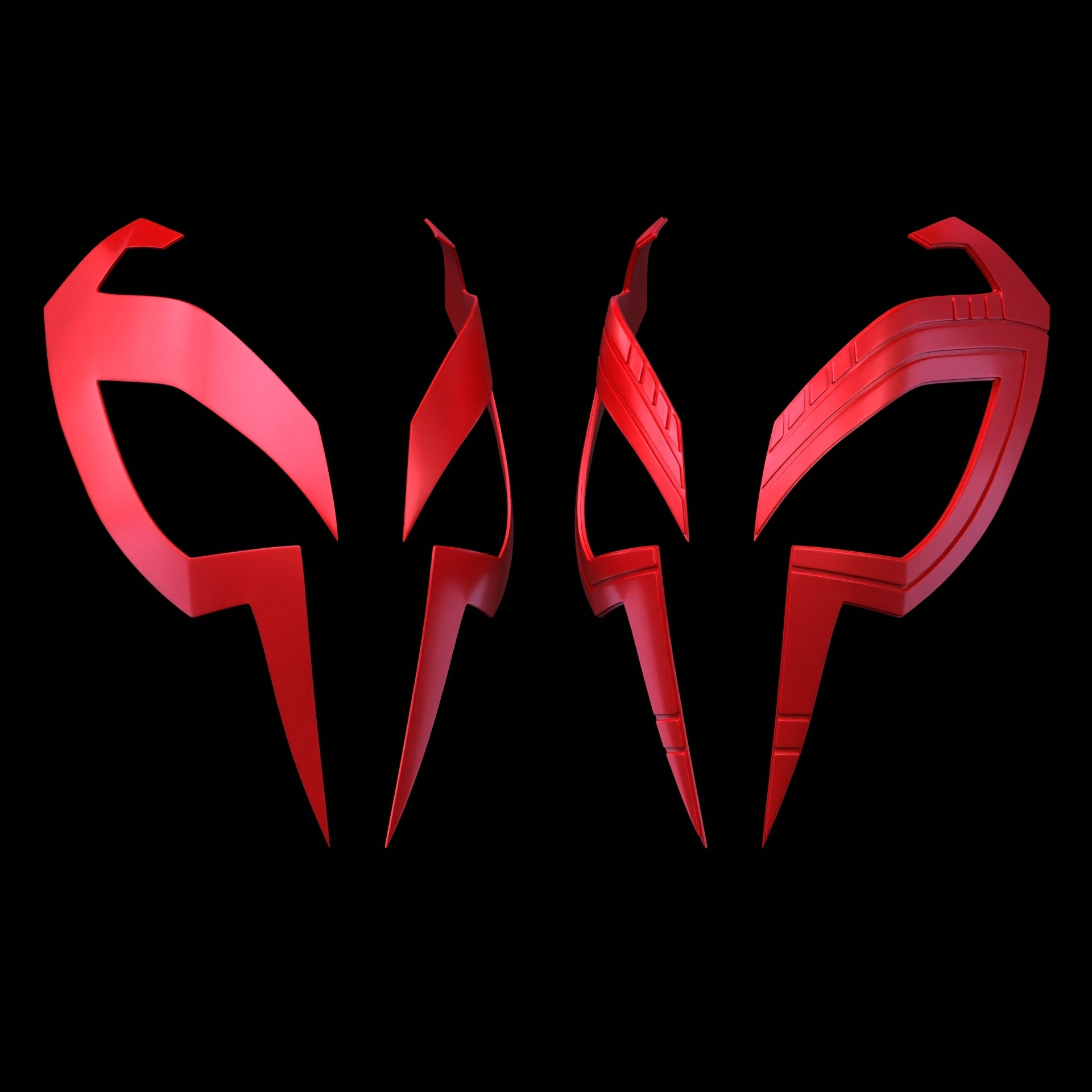 Wallpaper #6WhhGpMBSpphPi3-HhvO25 Stl File Spider Man 2099 Mask Across the Spiderverse 3D Printer