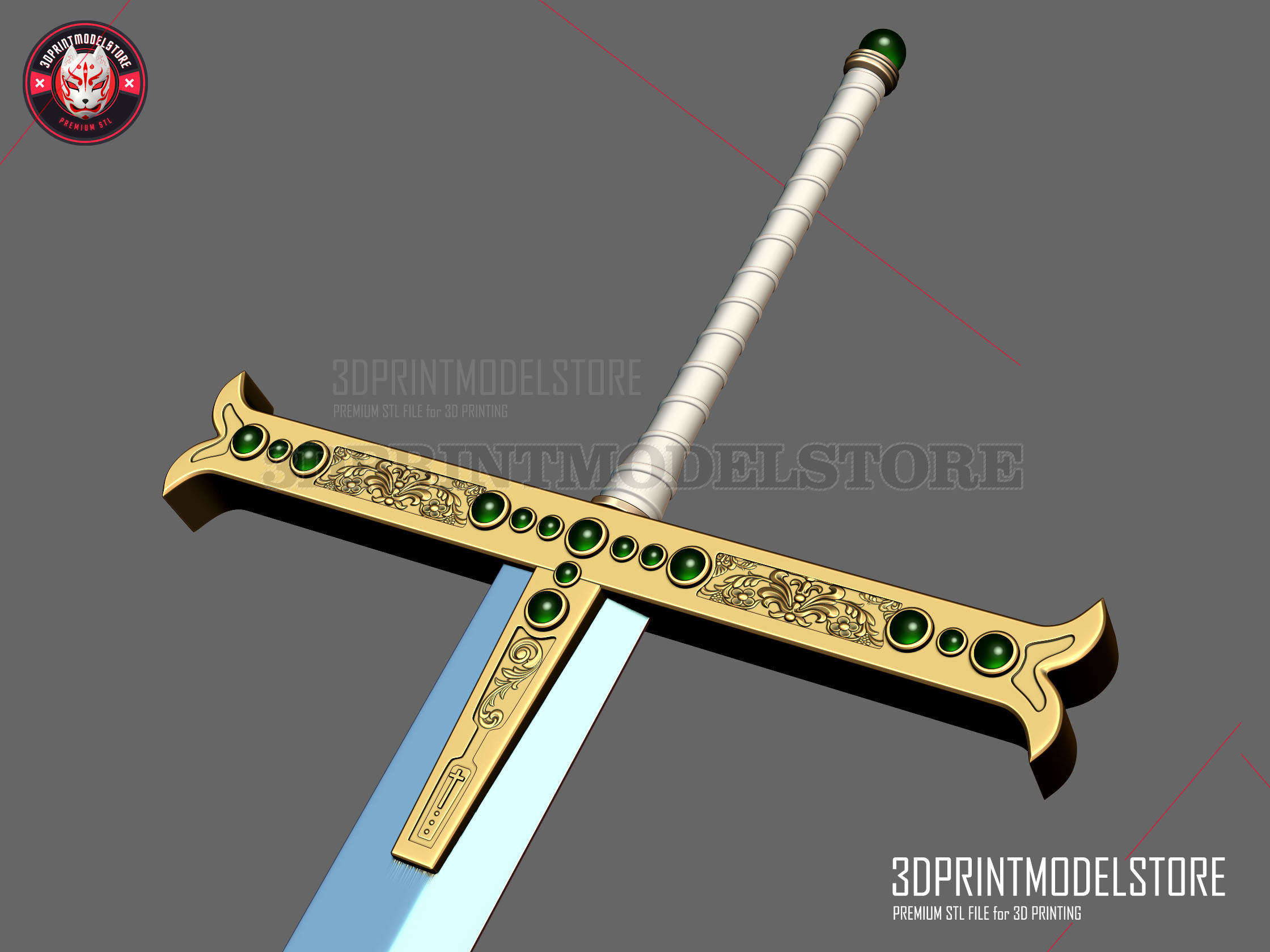 Wallpaper #-biijZIBJvJKYCmEaNfR24 3D File Yoru Dracule Mihawk Sword One Piece Live Action Cosplay