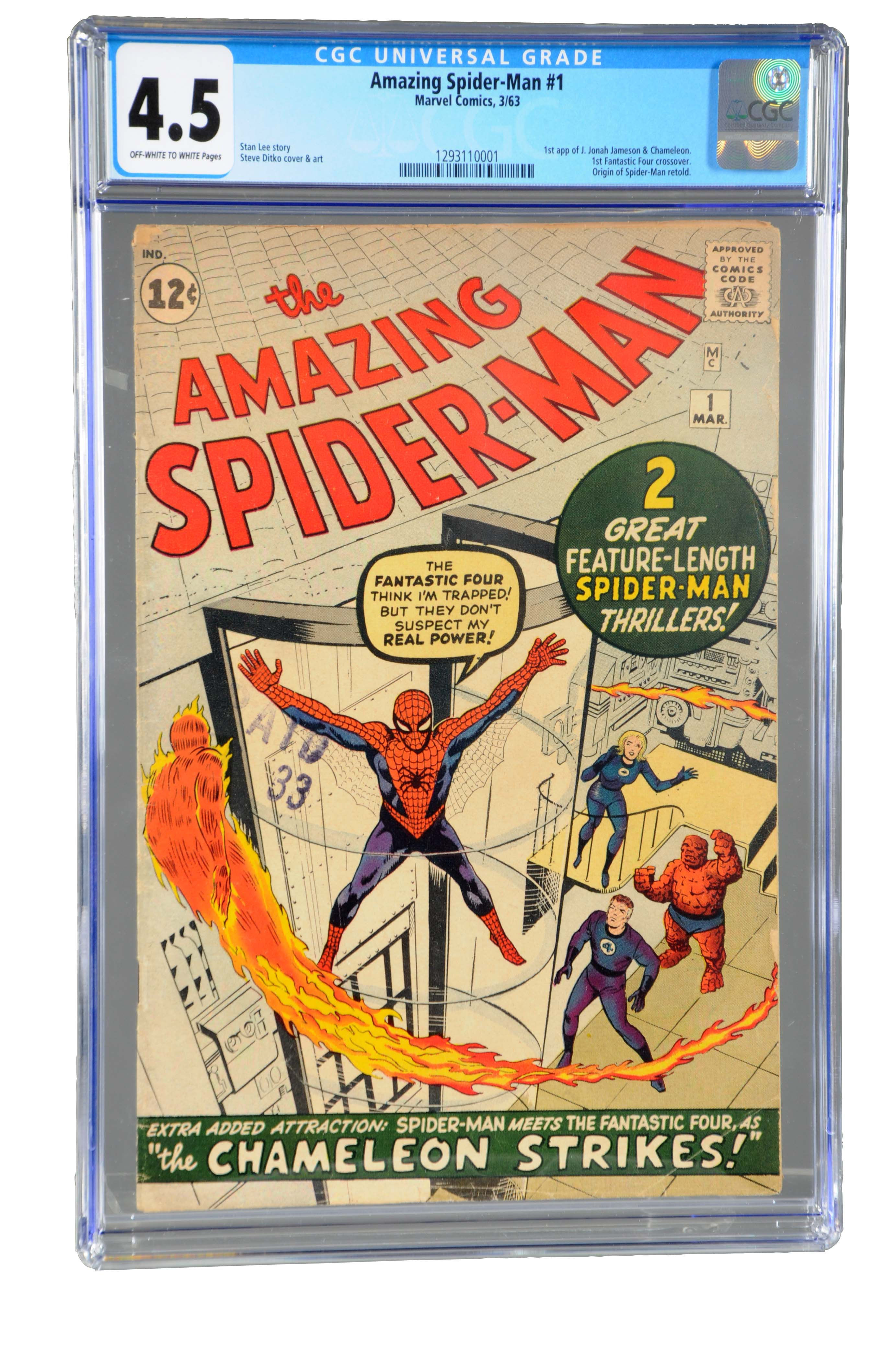 Wallpaper #3UC0MZMBJhL2WPbaCMek336 Lot Detail Amazing Spider Man 1 1963 Marvel Comic Book Cgc Universal