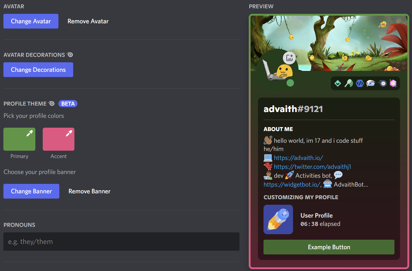 Wallpaper #GGg1GpMBSpphPi3-_hvw125 4 Best Discord Profile Theme Examples for Discord Beta Hubprix