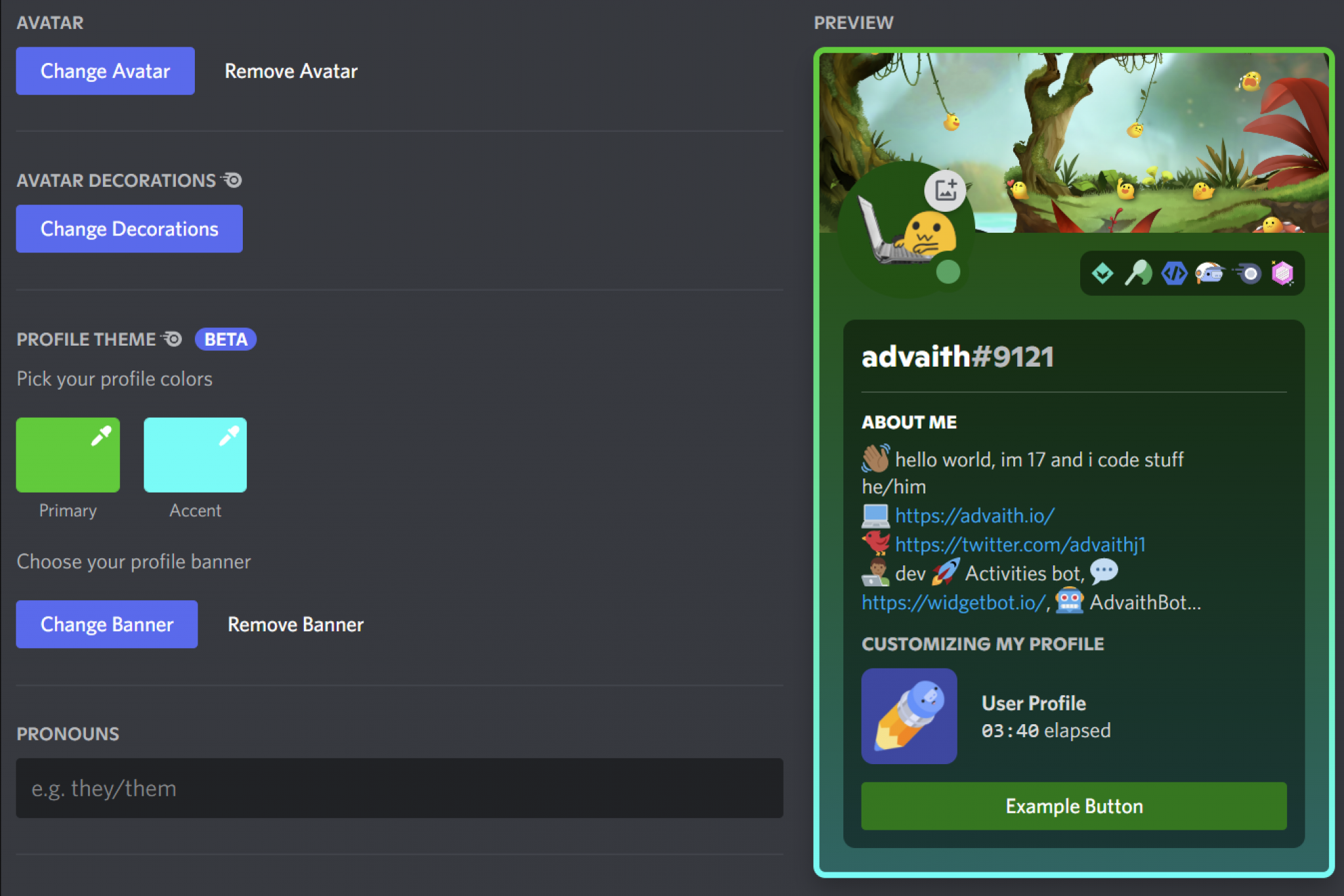 Wallpaper #GGg1GpMBSpphPi3-_hvw42 4 Best Discord Profile Theme Examples for Discord Beta Hubprix
