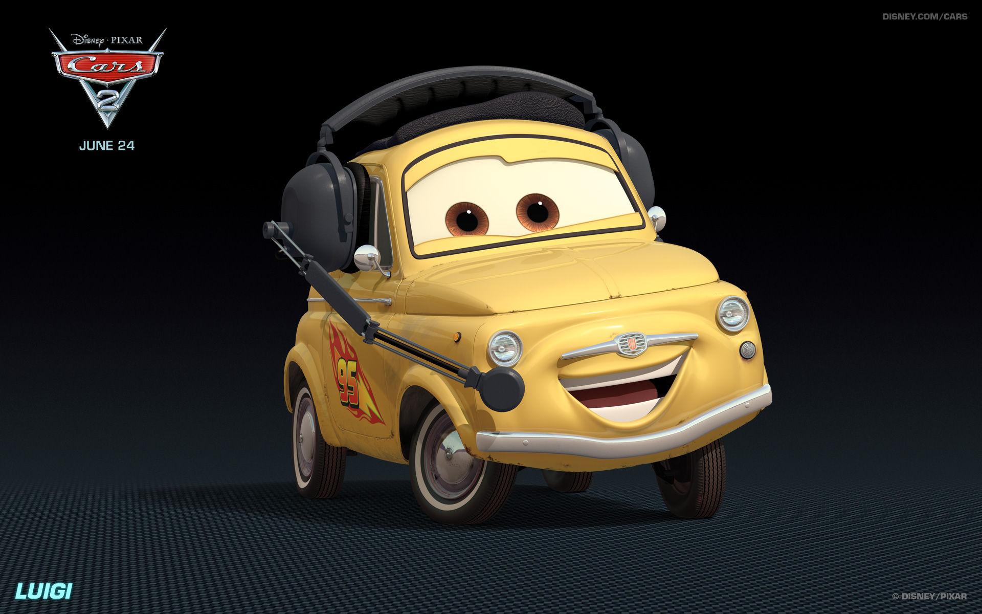Wallpaper #7gAy7I4BSdW8dNouYBNS0 Image Cars 2 Luigijpg Pixar Wiki Disney Pixar Animation Studios