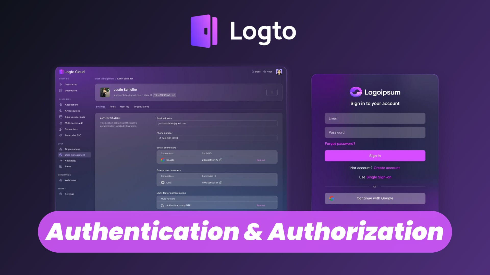Wallpaper #s0LAPJMBOBpx0Nhm5sFg172 Logto Free Open Source Identity Infrastructure for Developers