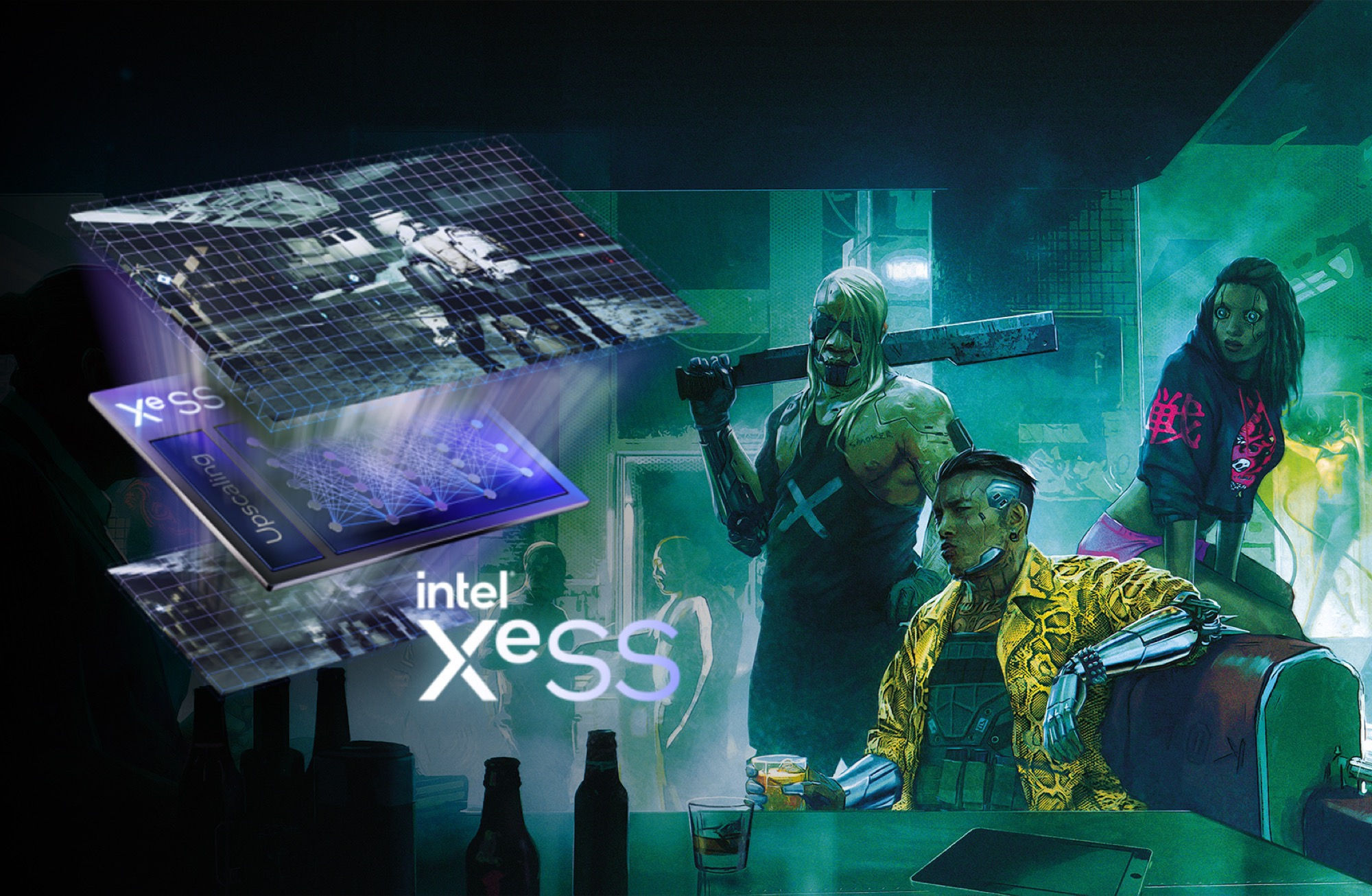 Wallpaper #SLhR2ZIBJvJKYCmEiexE246 Cyberpunk 2077 Erhalt Intel Xess Video Vergleicht Mit Nvidia Dlss 31