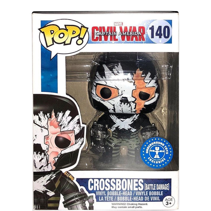 Wallpaper #_aV-OJMBVBiSkHCa5Y3h72 Funko Pop Marvel Captain America Civil War Crossbones Battle Damage