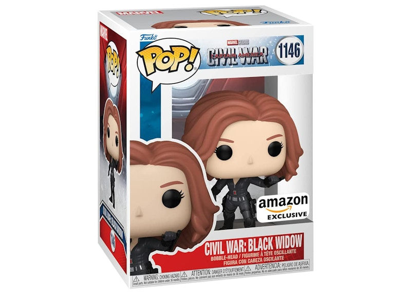 Wallpaper #_aV-OJMBVBiSkHCa5Y3h24 Funko Pop Marvel Studios Captain America Civil War Black Widow Amazon