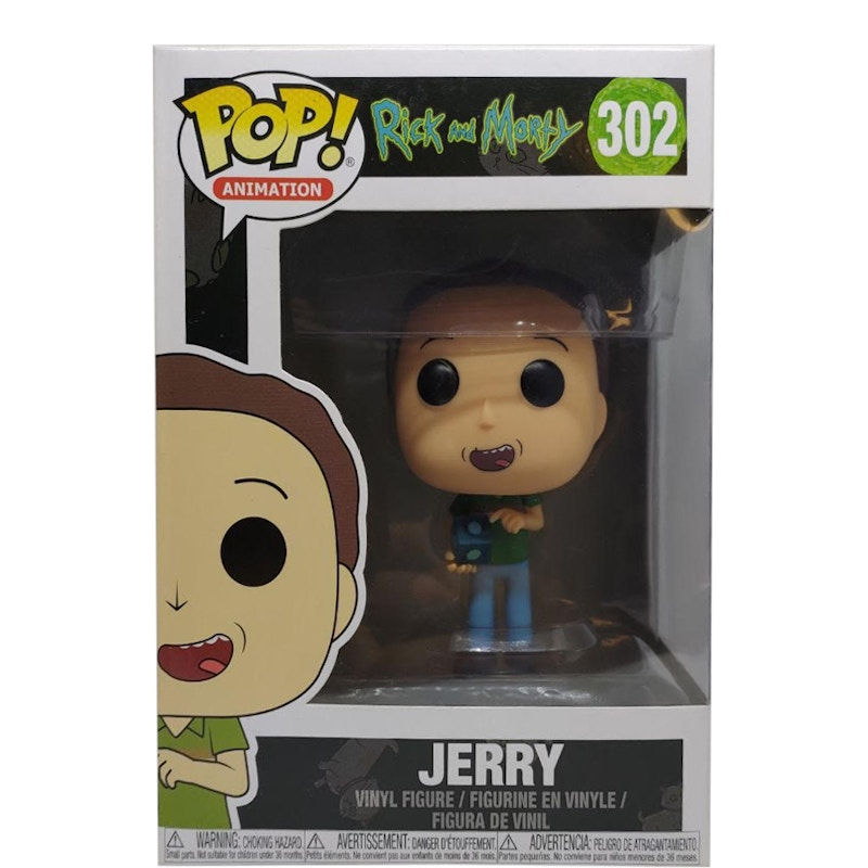 Wallpaper #26VxOJMBVBiSkHCaNo1f407 Funko Pop Animation Rick and Morty Jerry Figure 302 Es