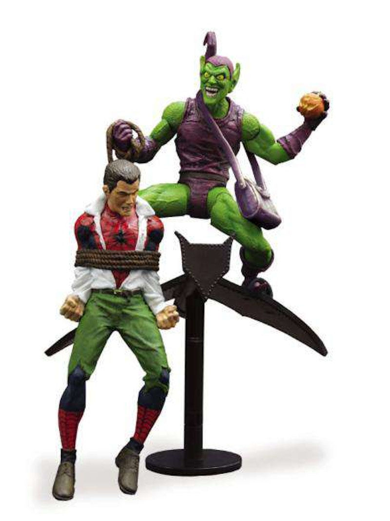 Wallpaper #t-_6S5MBMN-XEVvVqTyE139 Diamond Select Toys Marvel Select Green Goblin Towing Peter Parker