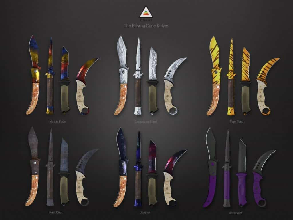 Wallpaper #h2iKFZMBSpphPi3-gQjB403 Csgo Prisma Case Knives Horizon Gaming Groundsde