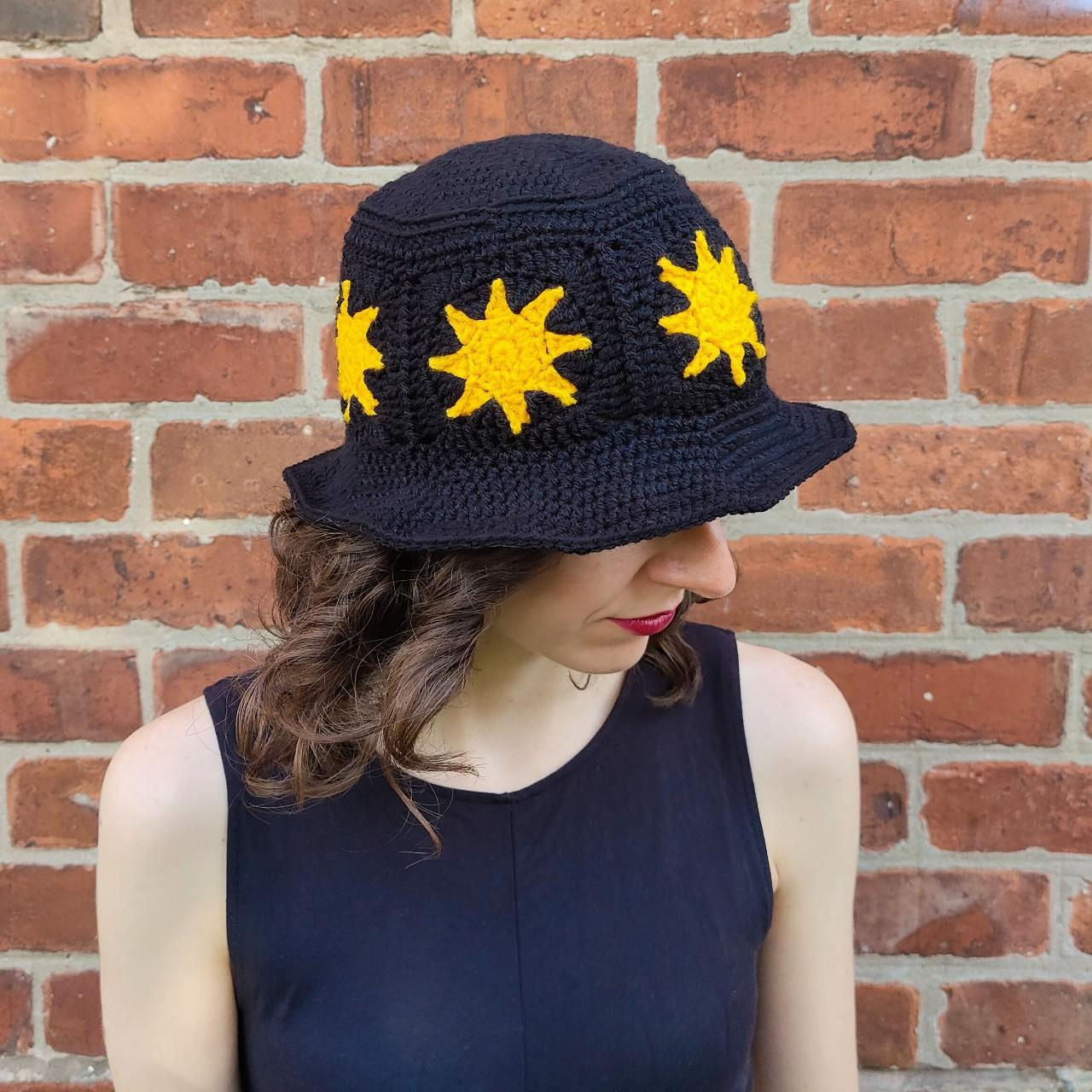 Wallpaper #0HdlJpMB-pgBXx60vKEN66 Womens Black and Yellow Hat Depop