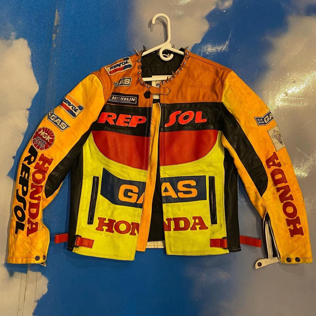 Wallpaper #XmdO75IBSpphPi3-E2Ft284 Custom Honda Racing Motorcycle Jacket Honda Depop