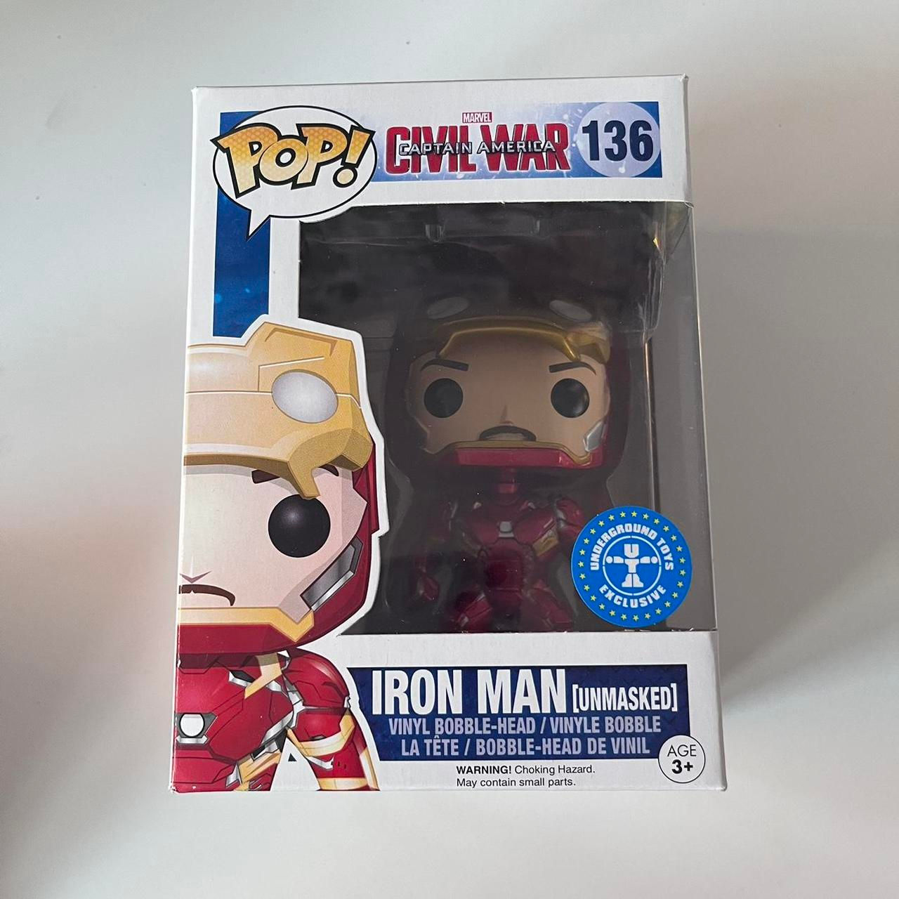 Wallpaper #_aV-OJMBVBiSkHCa5Y3h349 Selling Marvel Iron Man Civil War Funko Pop Uk Depop