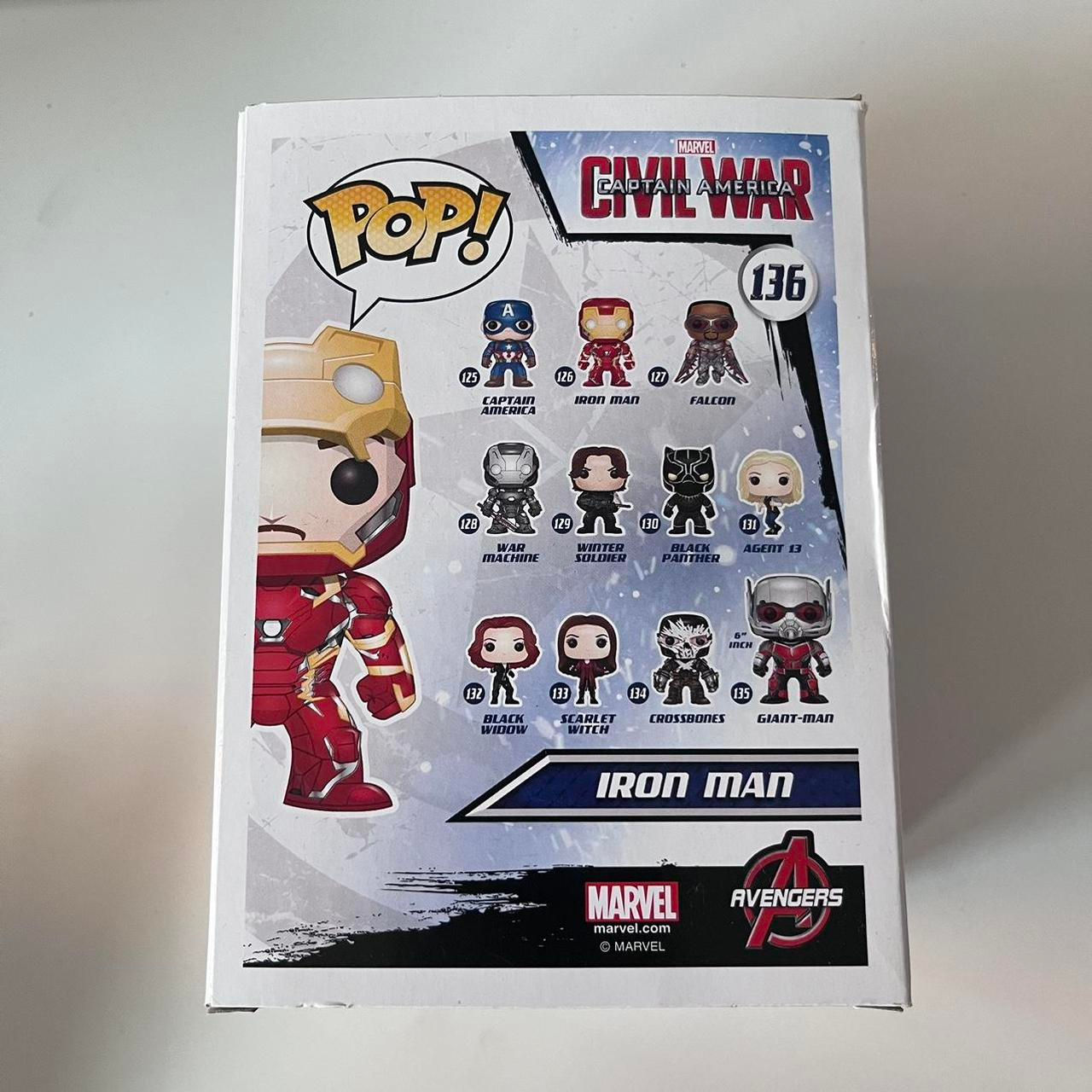 Wallpaper #_aV-OJMBVBiSkHCa5Y3h370 Selling Marvel Iron Man Civil War Funko Pop Uk Depop