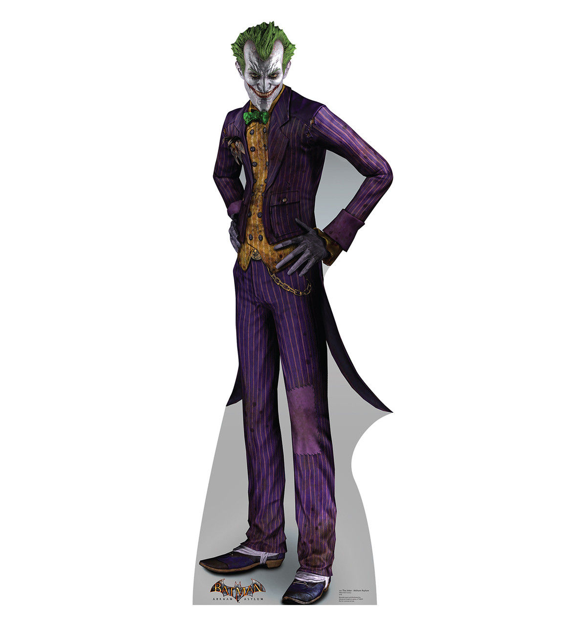 Wallpaper #kRpiUZMB1yWOL4qg3IHY95 Life Size the Joker Arkham Asylum Cardboard Standup