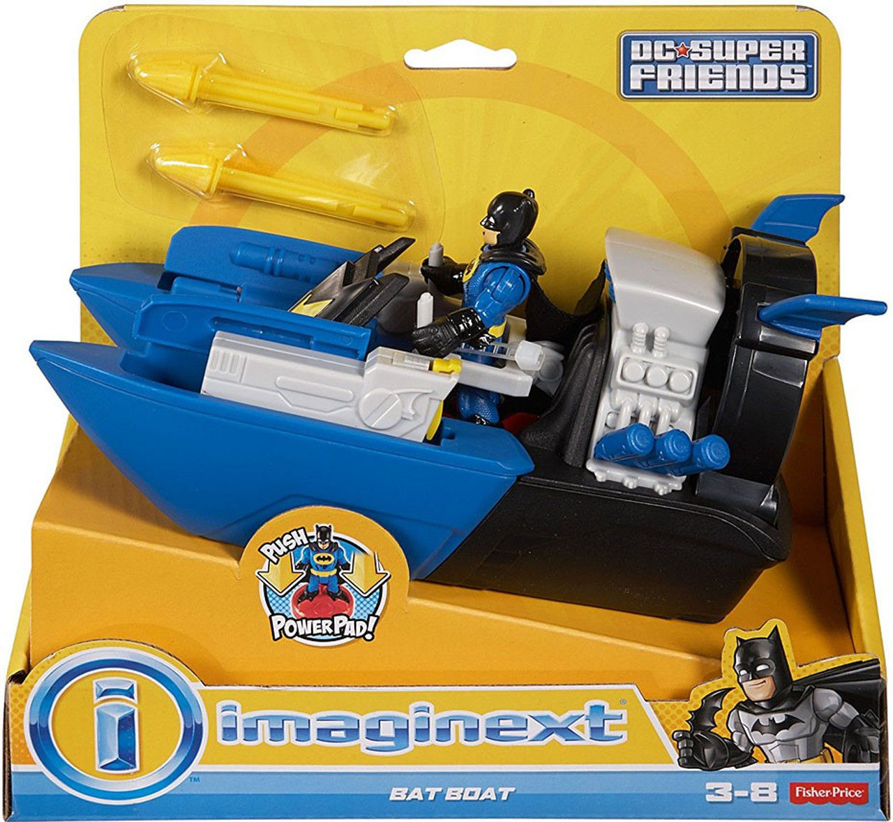 Wallpaper #XSZ4mpcBNyflpn9rFok-63 Fisher Price DC Super Friends Batman Imaginext Bat Boat 3 Figure Set
