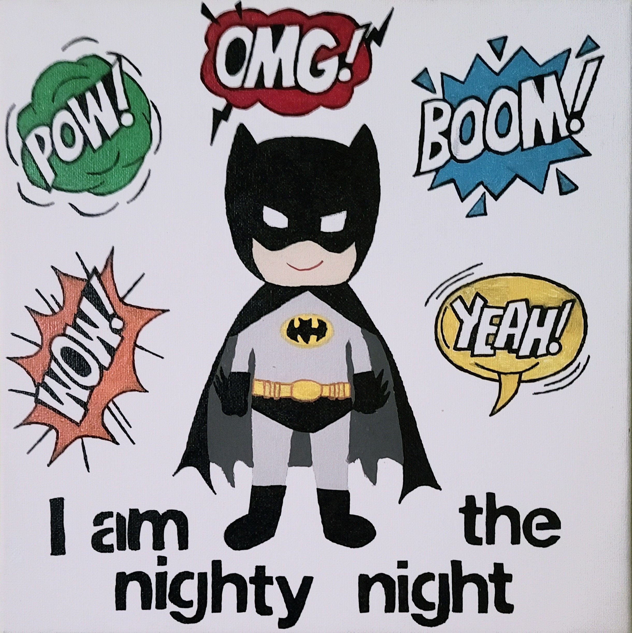 Wallpaper #Nn1E9I4Bnwiau_P6Pw-S14 Batman or Mario Brothers Canvas Etsy