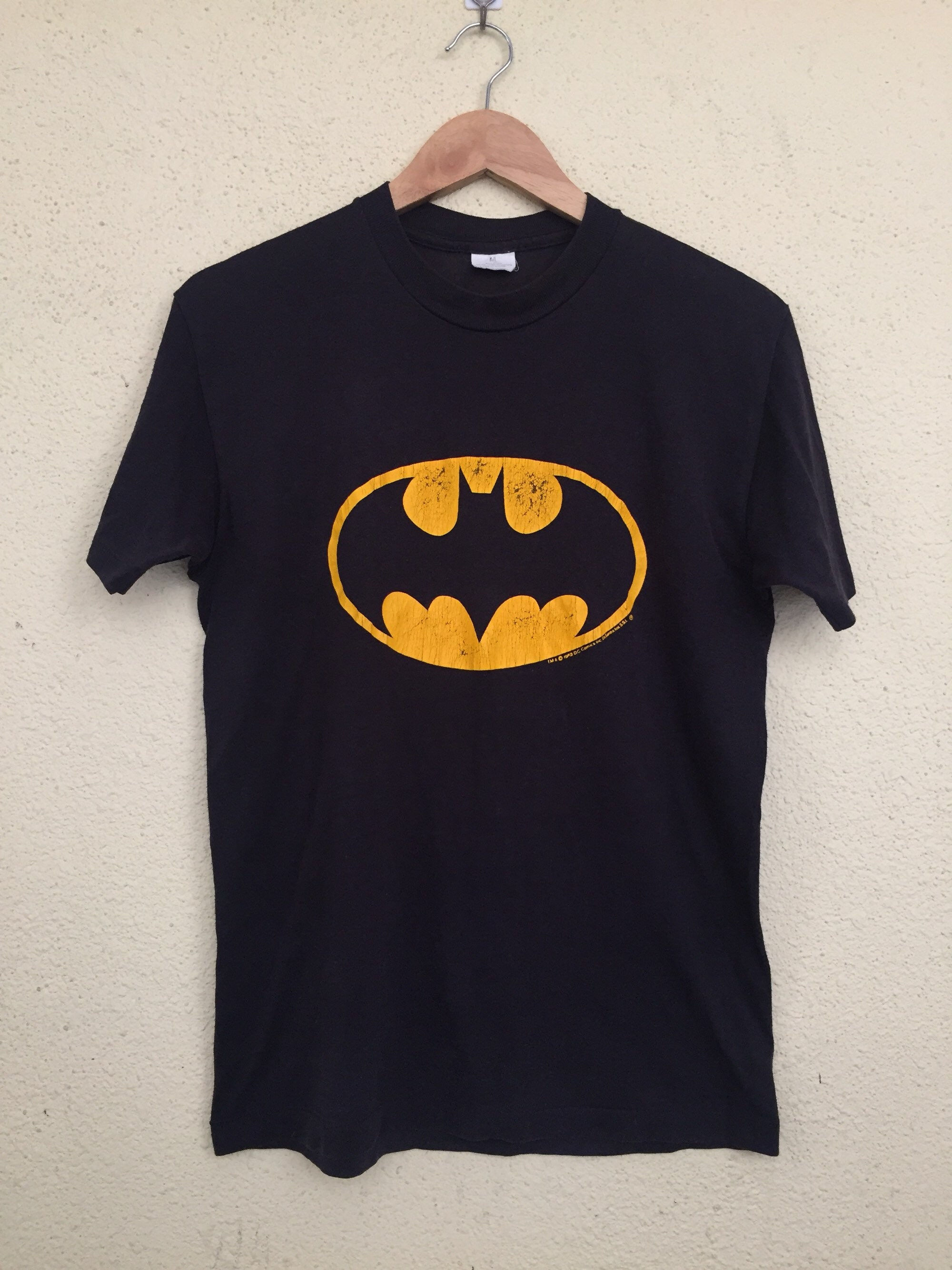 Wallpaper #XWcG-pIBSpphPi3-vI8d154 Rare Vintage 80s Batman Shirt DC Comics 5050 Polycotton Etsy