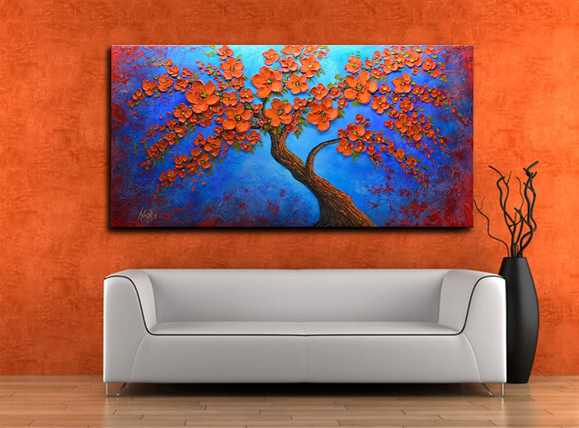 Wallpaper #02714 Three New Very Large Tree Paintings Rich Gane Art