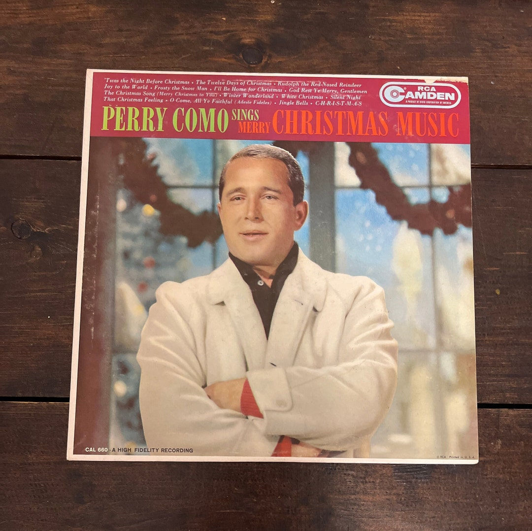 Wallpaper #vDGxNZMB5zzyi_yYmFdh158 Perry Como Sings Merry Christmas Music Album 1961 Christmas Etsy