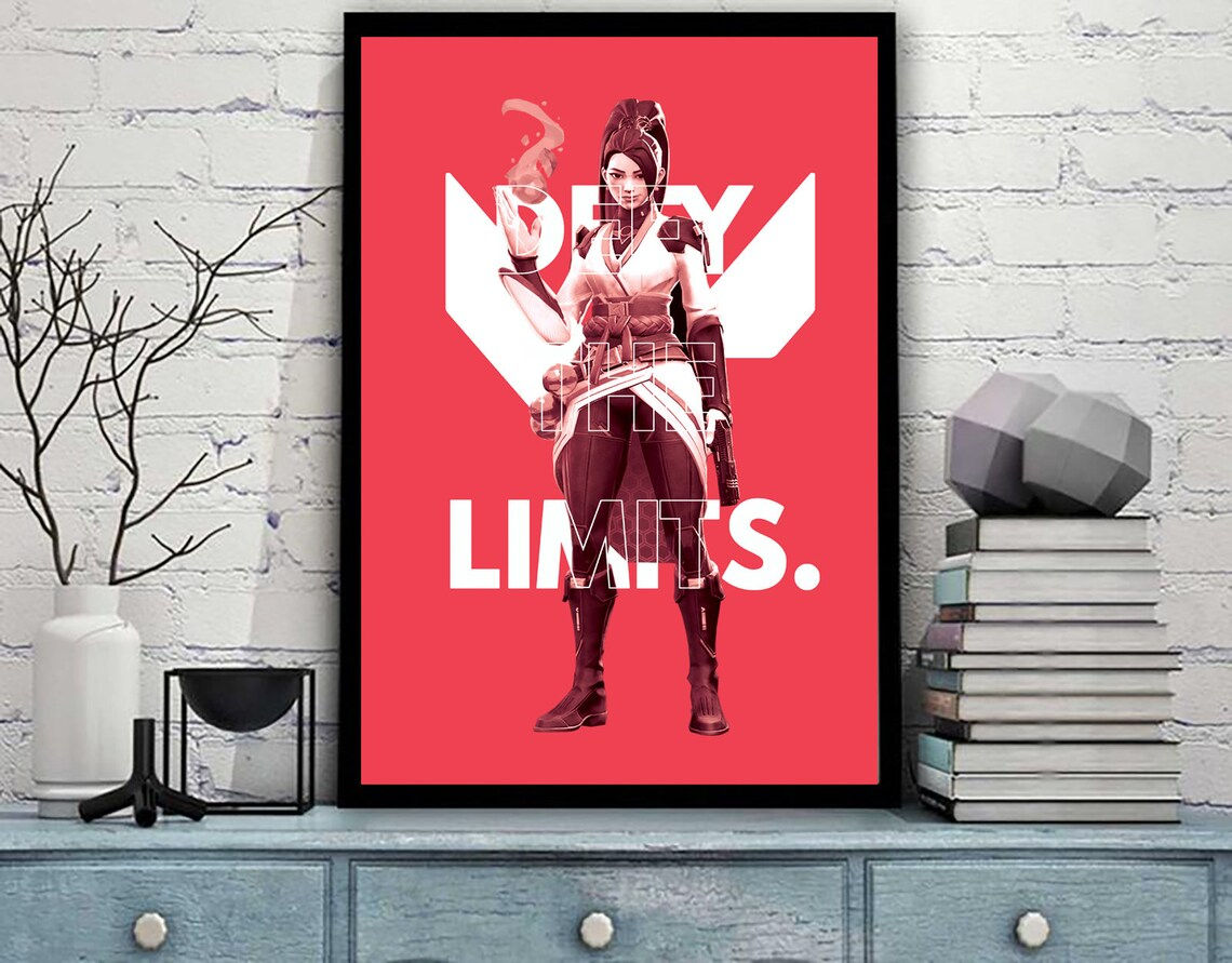 Wallpaper #wxnBBY8BtGB6xQ78R1KO33 Valorant Poster Sage Poster Customizable Fan Made Sentinel Etsy
