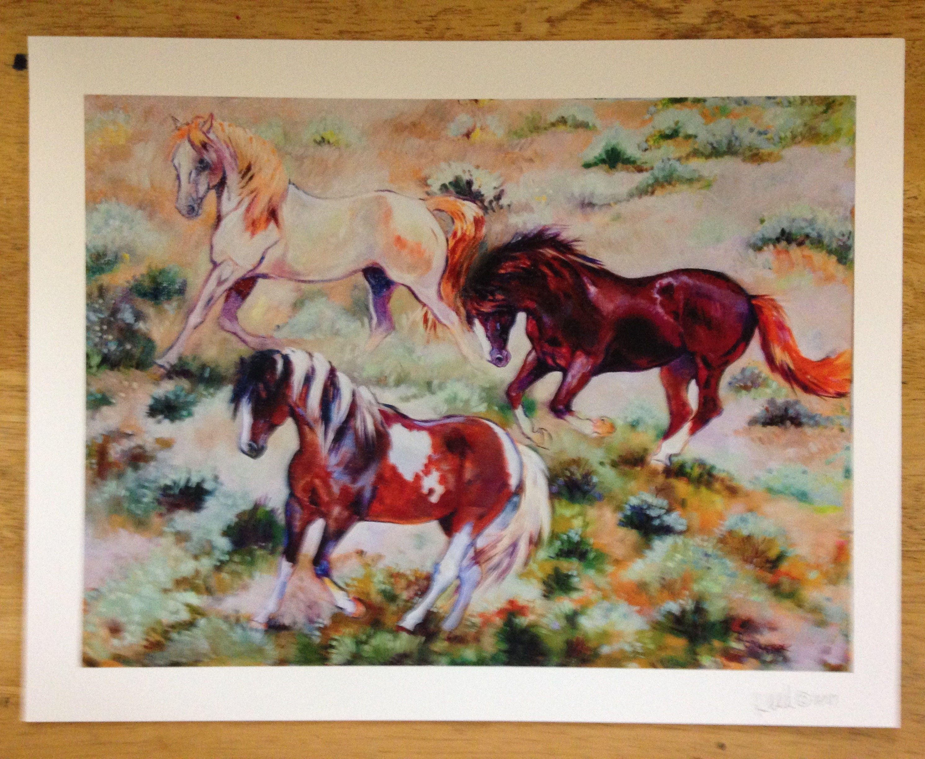 Wallpaper #hHP9ho4BFI5NbQksJSBe26 Horse Print Horse Art Wild Horse Mustang Equine Art Paint Etsy