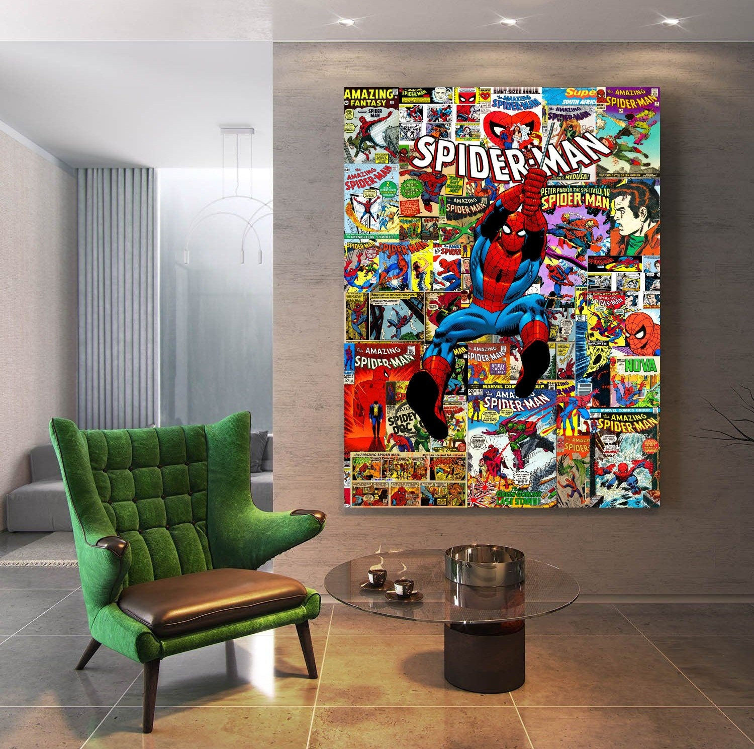 Wallpaper #9zF2NZMB5zzyi_yYU1bc61 Spiderman Comic Book Cover Canvas Wall Artspiderman Canvas Etsy