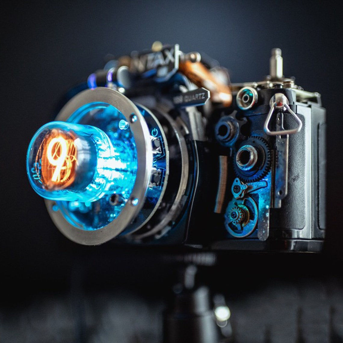 Wallpaper #mxmHAo8BtGB6xQ787kqK42 Cyberpunk Nixie Industrial Table Lampe Ambiante Integree Dans Etsy