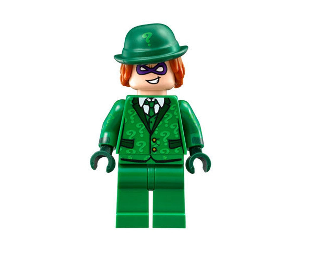 Wallpaper #BhnSLI8BtGB6xQ782pHg48 Lego Minifigure the Riddler Suit and Tie Hat with Hair Etsy