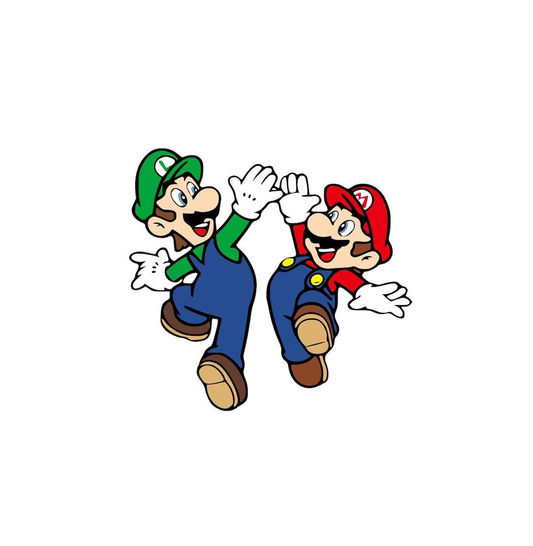 Wallpaper #Kx3VLZMBlOZrFDOkdNK0283 Mario and Luigi Svg Digital Download Cut File Etsy
