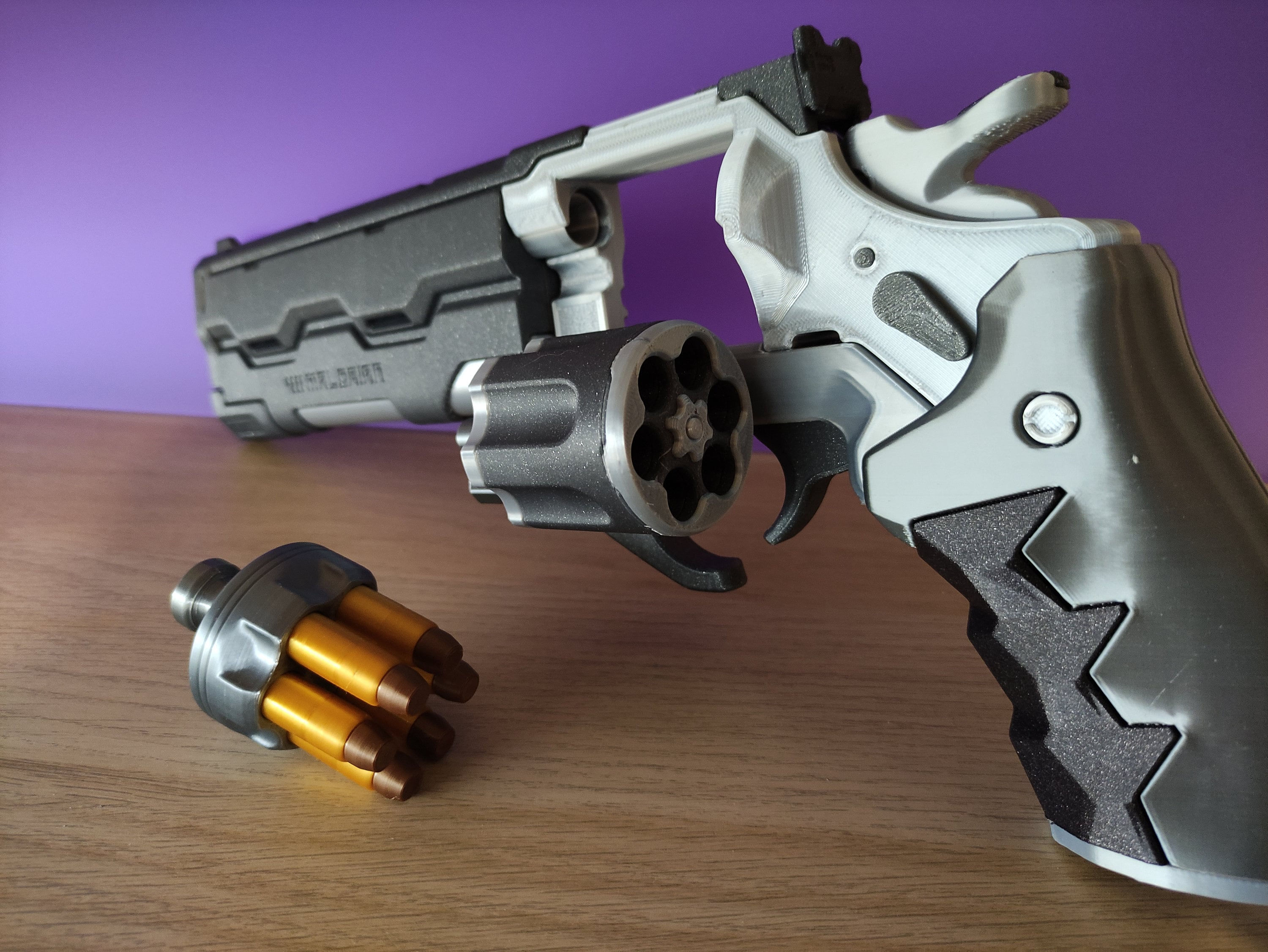 Wallpaper #W4vWcpcBcm9NJah-eHSG77 Malorian Overture Power Revolver 3D Printed Replica for Cosplay