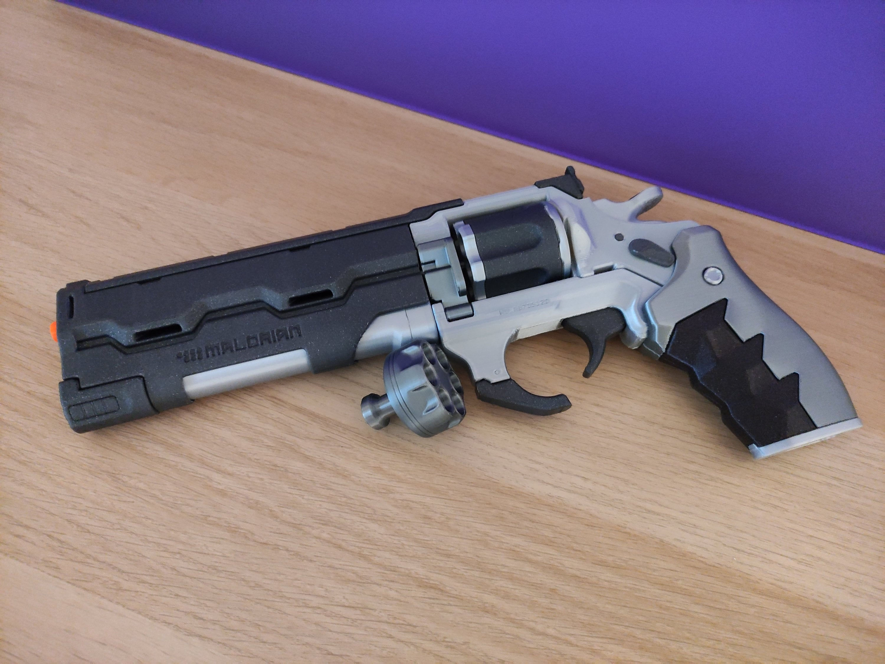 Wallpaper #W4vWcpcBcm9NJah-eHSG16 Malorian Overture Power Revolver 3D Printed Replica for Cosplay