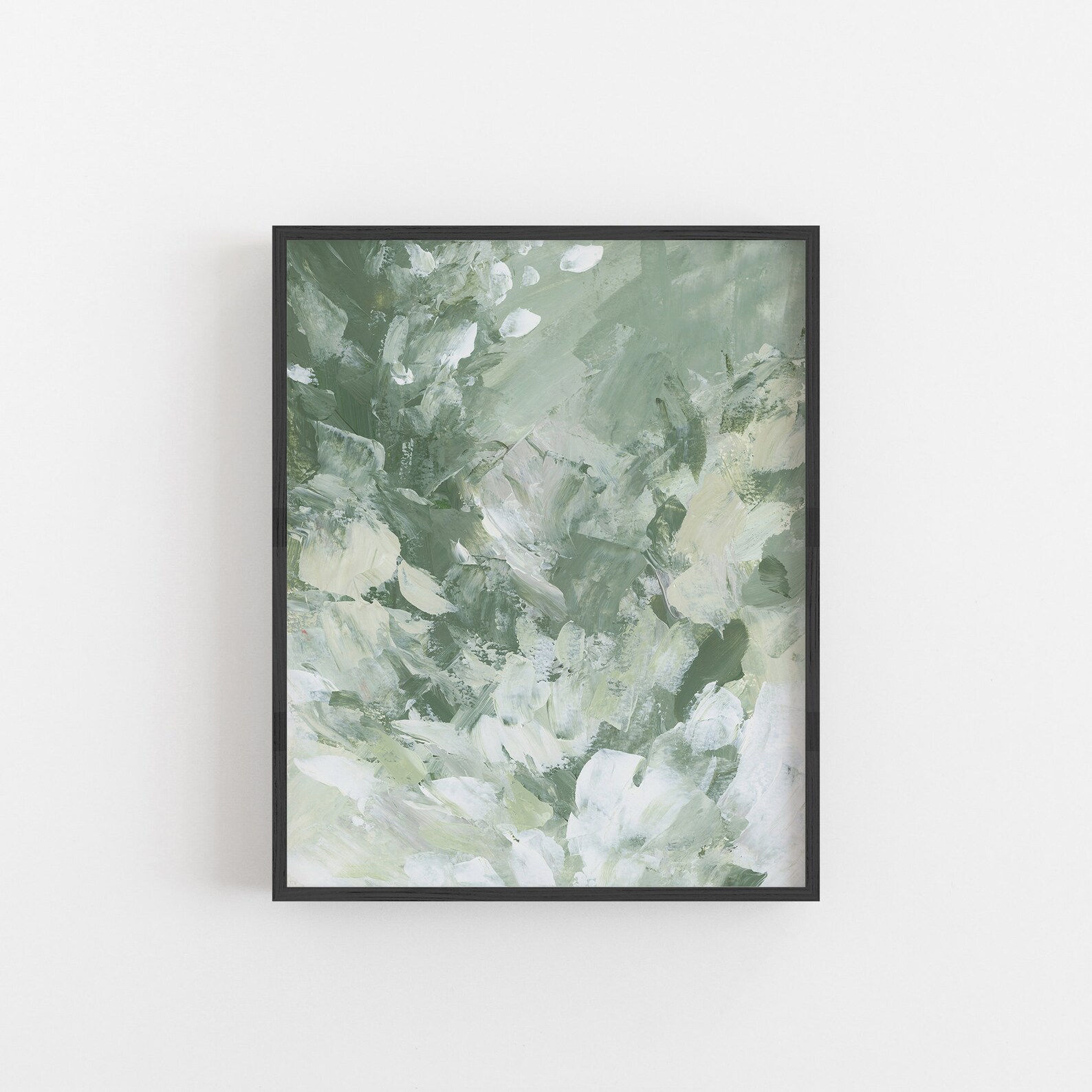 Wallpaper #d2c4EZMBSpphPi3-OPZ1260 Abstract Forest Art Mossy Green Sage Large Living Room Etsy