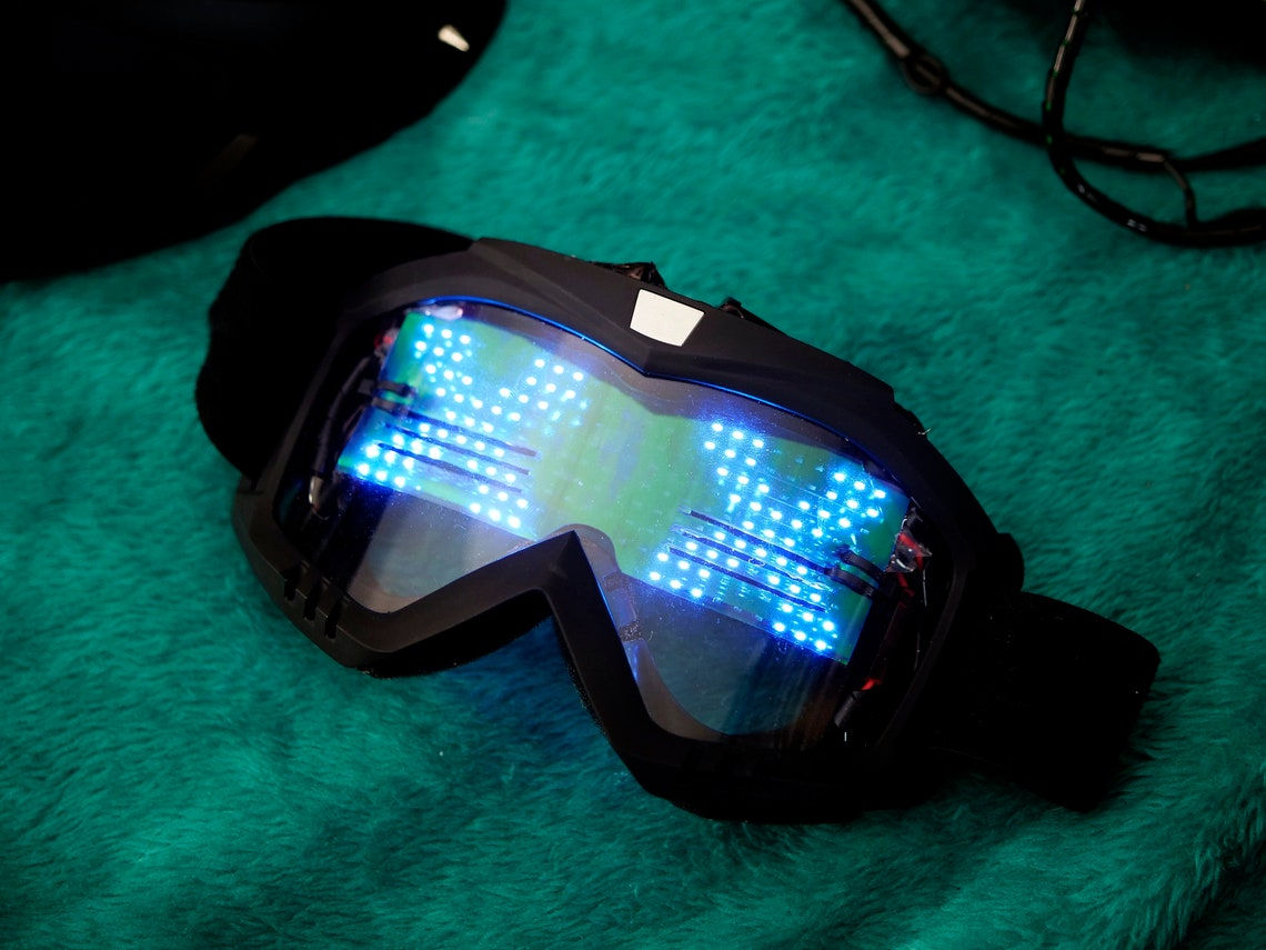Wallpaper #-31O8I4Bnwiau_P6fgU_47 Cyber Goggles Gafas LED Con Pantalla LED Programable Etsy