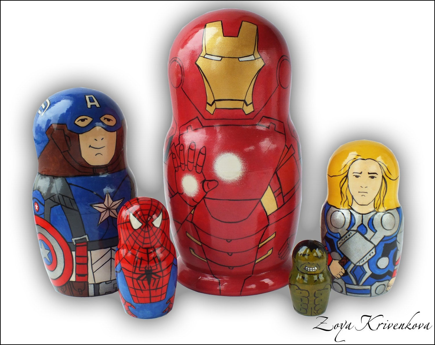 Wallpaper #X_REOpMBKFX8bn3rY3gq313 Nesting Doll Marvel Comics Avengers Superhero Geek Gift Etsy