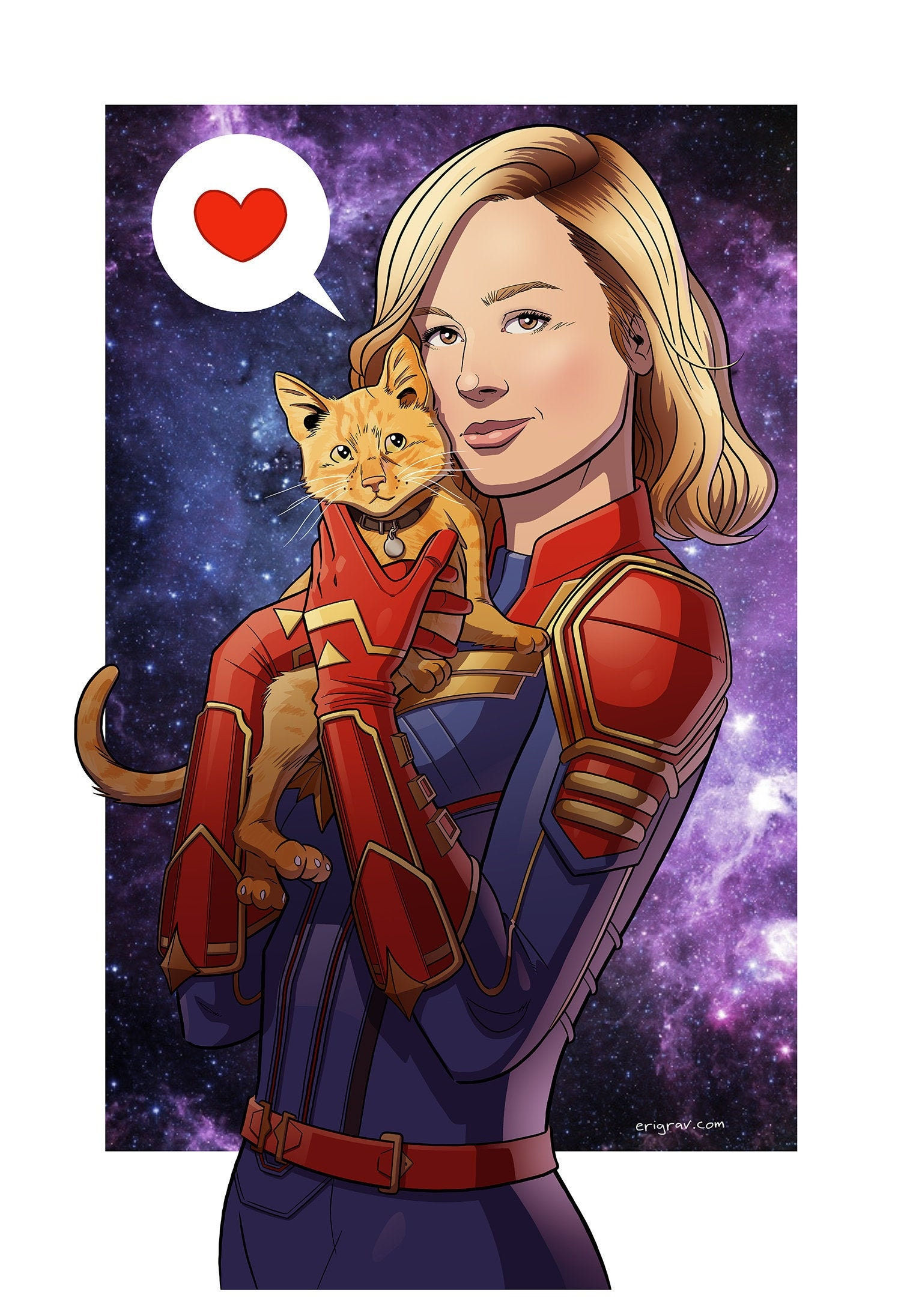 Wallpaper #LzHaNZMB5zzyi_yYW1in14 Captain Marvel Fan Art Print Etsy