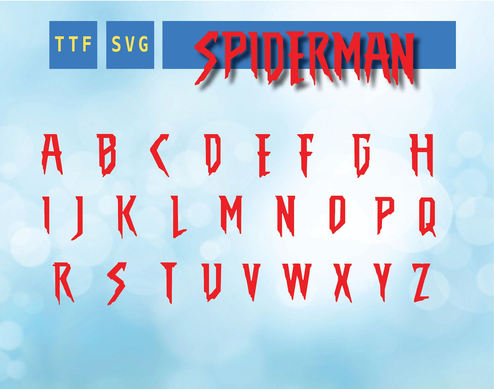 Wallpaper #W33Y8I4Bnwiau_P6TgcW56 Spiderman Svg Cricut Clipart File Digital Alphabet Font Svg Etsy