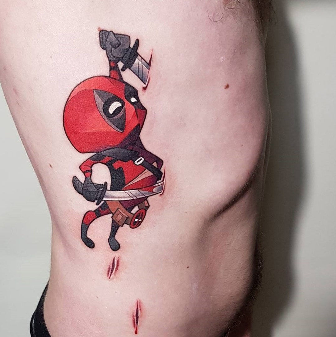 Wallpaper #9130c Marvel Tattoo Photo by Gus H Tattoo on Instagram Deadpool