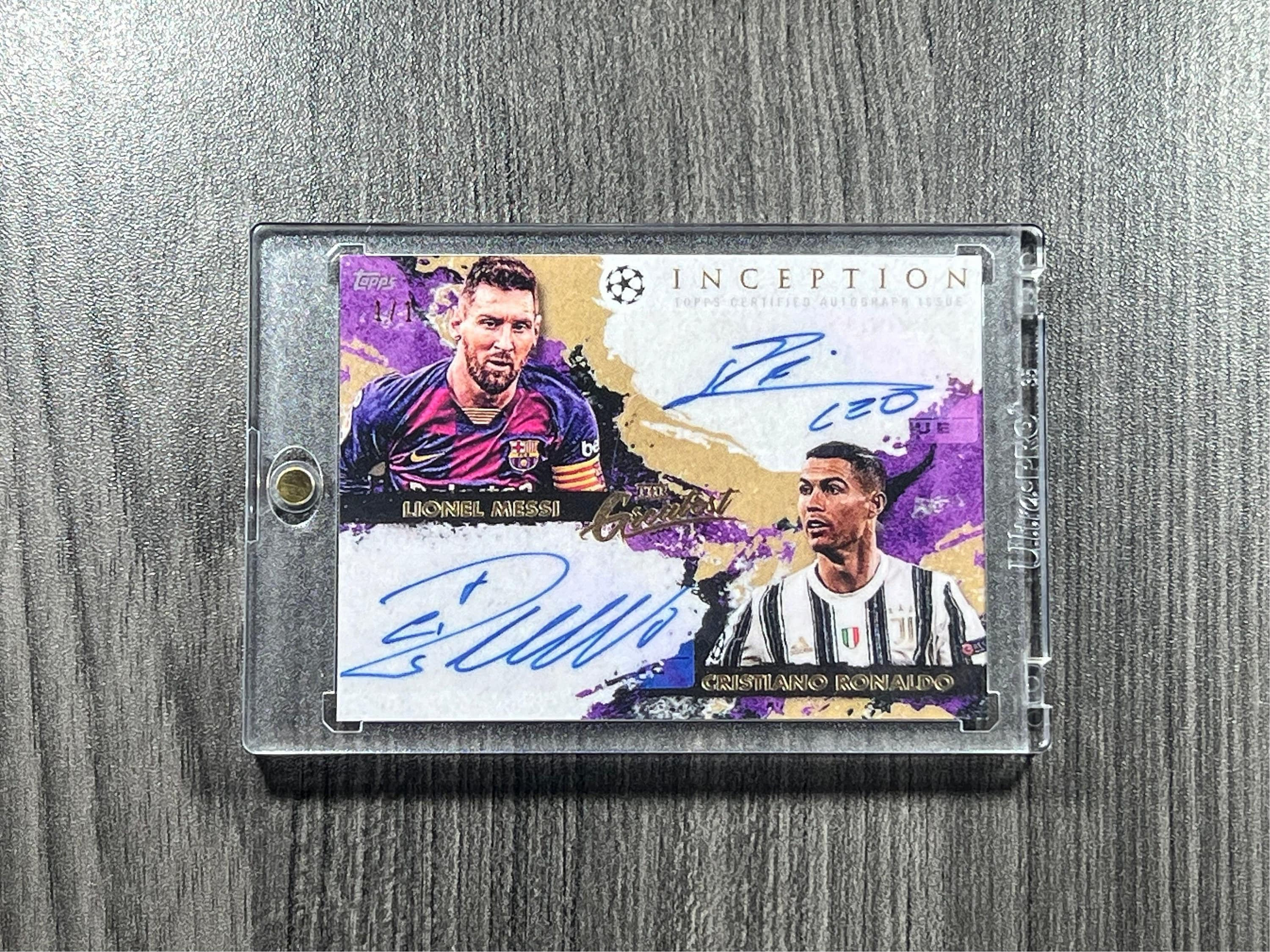 Wallpaper #-iYXmJcBNyflpn9reobw144 2020 21 UCL Dual Autographs Gold Lionel Messicristiano Ronaldo Dual