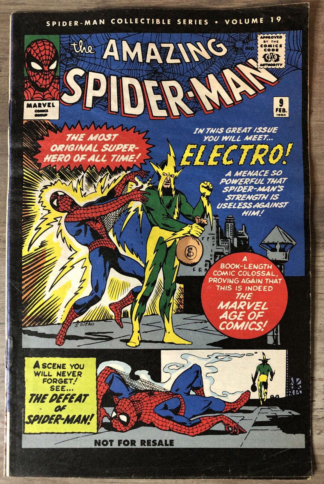 Wallpaper #NhnNFY8BtGB6xQ78KmyA3 The Amazing Spider Man Collectible Series Volume 19 Reprint of 1960 Etsy