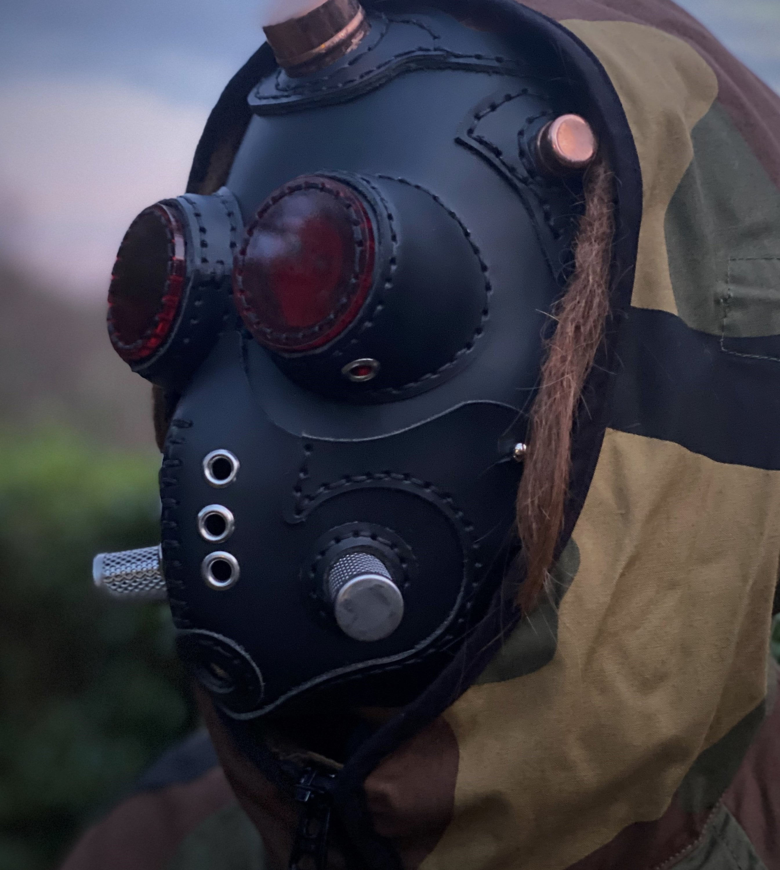 Wallpaper #27iuPpIBJvJKYCmE4csH27 Post Apocalyptic Steampunk Face Mask Leather Mask Etsy
