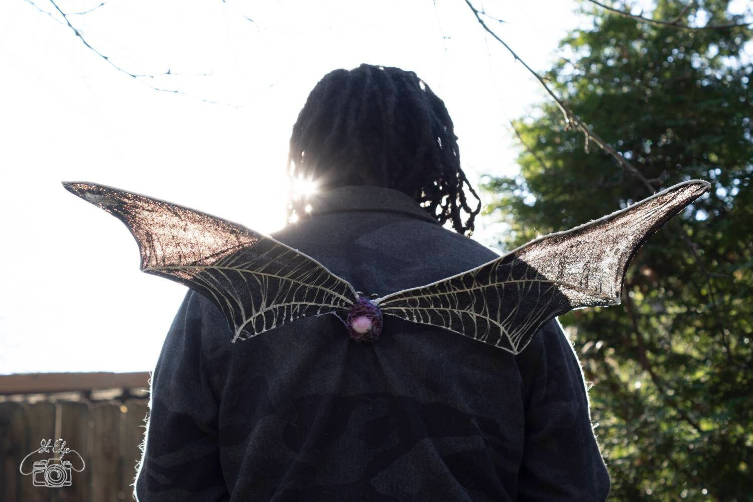 Wallpaper #ZWijG5MBSpphPi3-YyDp458 Spider Web Wings Ailes Portables Avec Une Piece Jointe Etsy