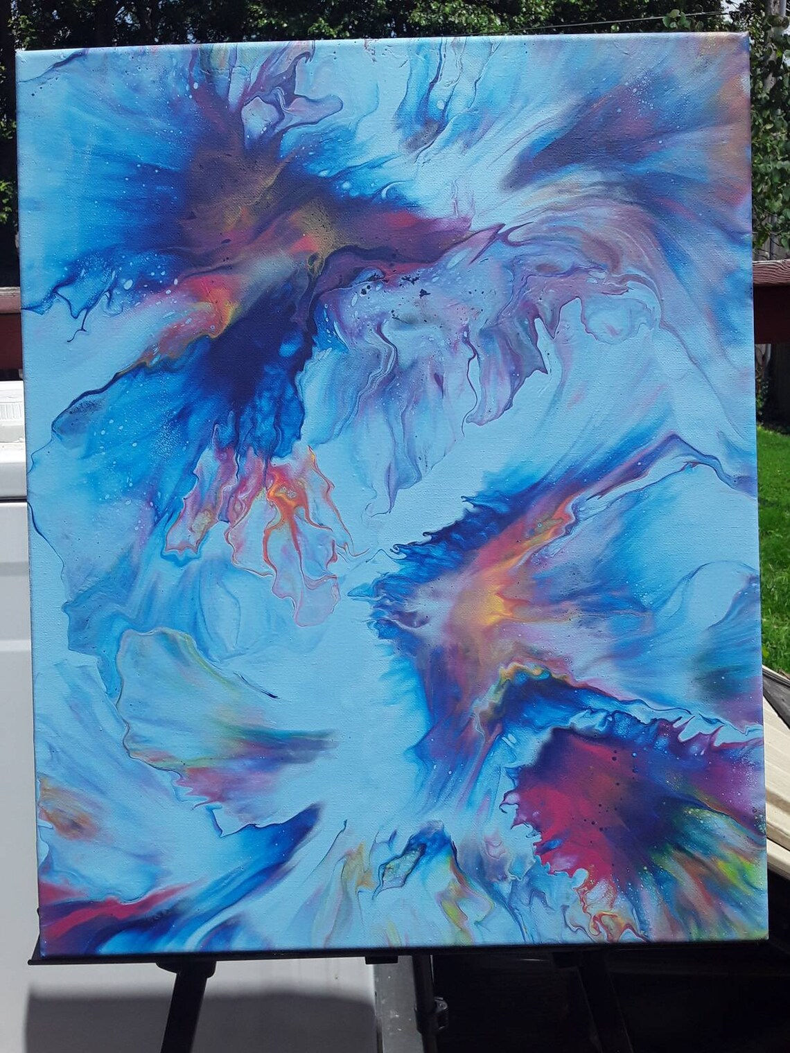 Wallpaper #jri8jJIBJvJKYCmEDtPW21 Original Abstract Acrylic Fluid Art Etsy