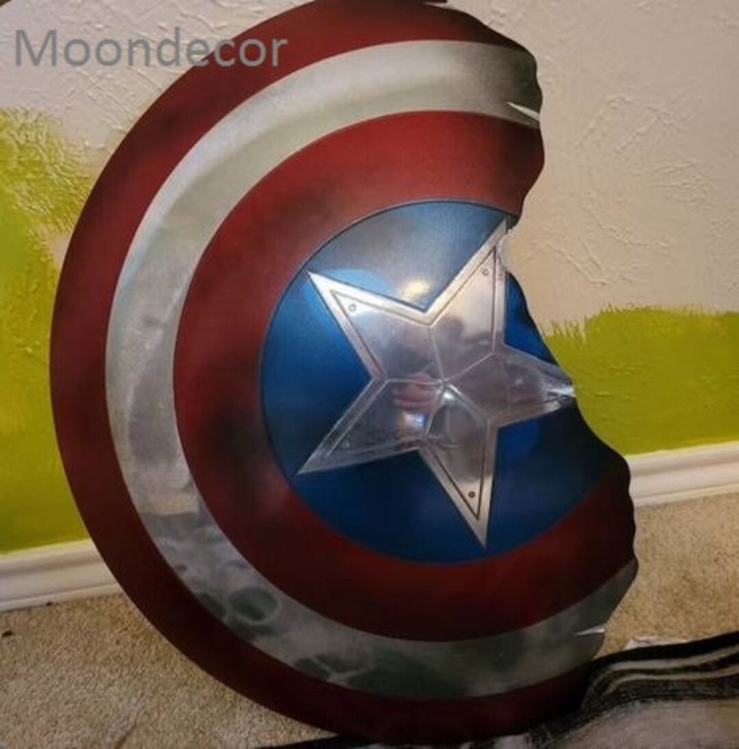 Wallpaper #B30K8Y4Bnwiau_P6DggS41 Captain America Broken Shield Metal Prop Replica Avengers Etsy